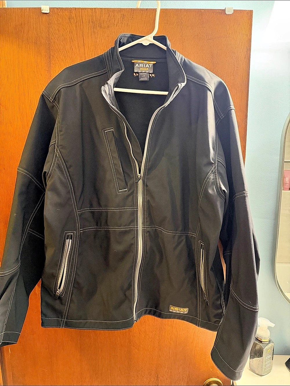 Ariat Rebar Men's Black Jacket Size Large Like New